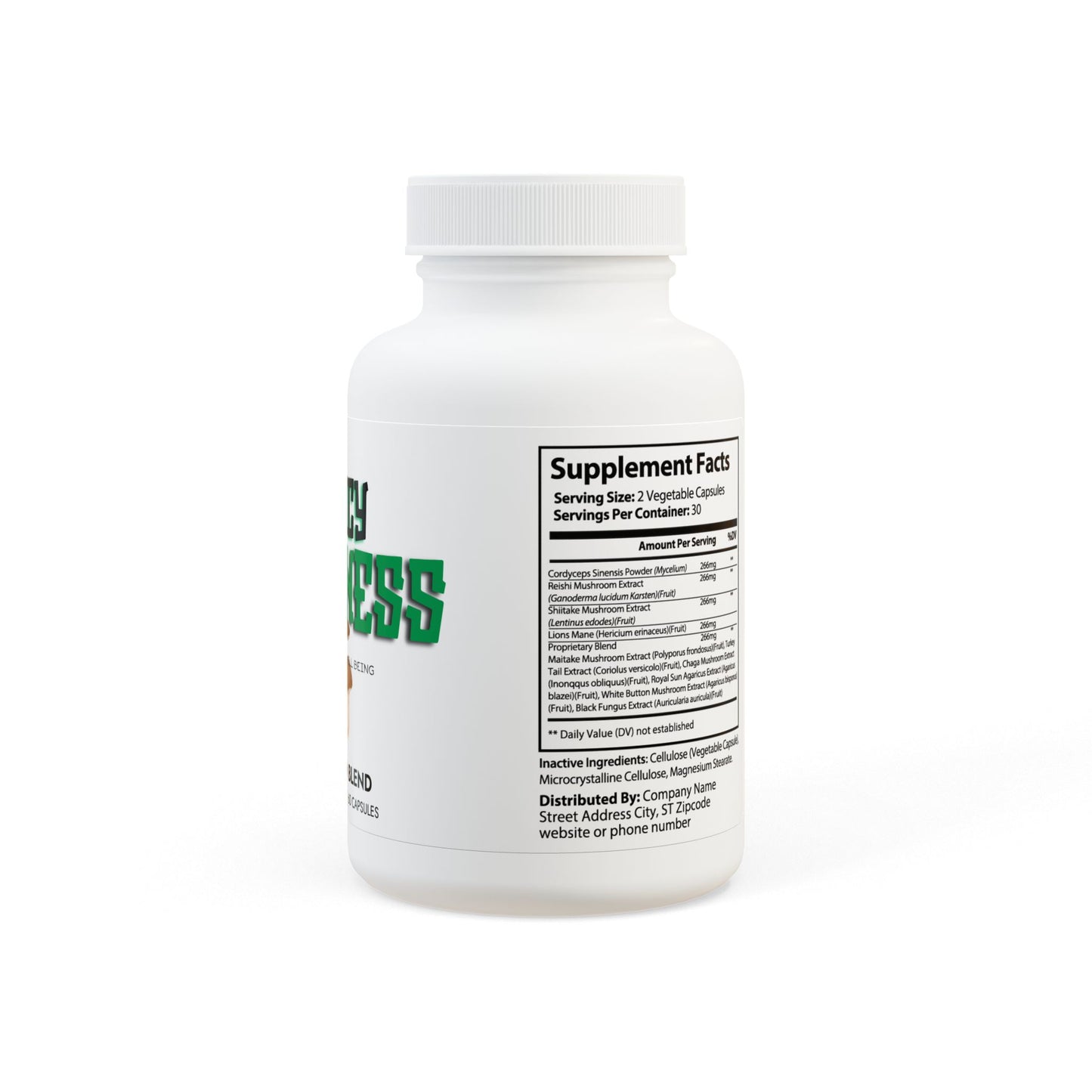 Mushroom Blend Supplement (60 Capsules)