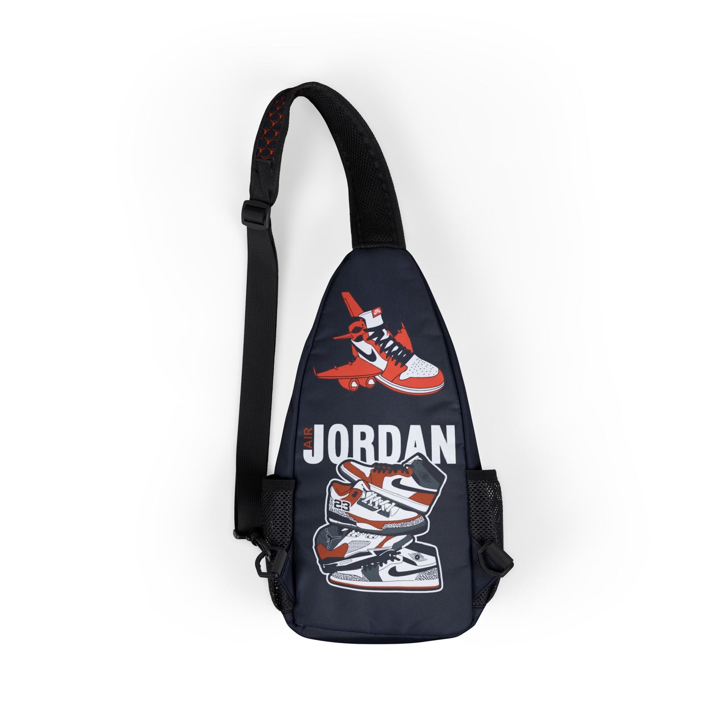Michael Jordan Chest Bag, Stylish Sling Backpack, Sports Day Essentials, Gift for Sneakers Lovers, Trendy Streetwear Accessory