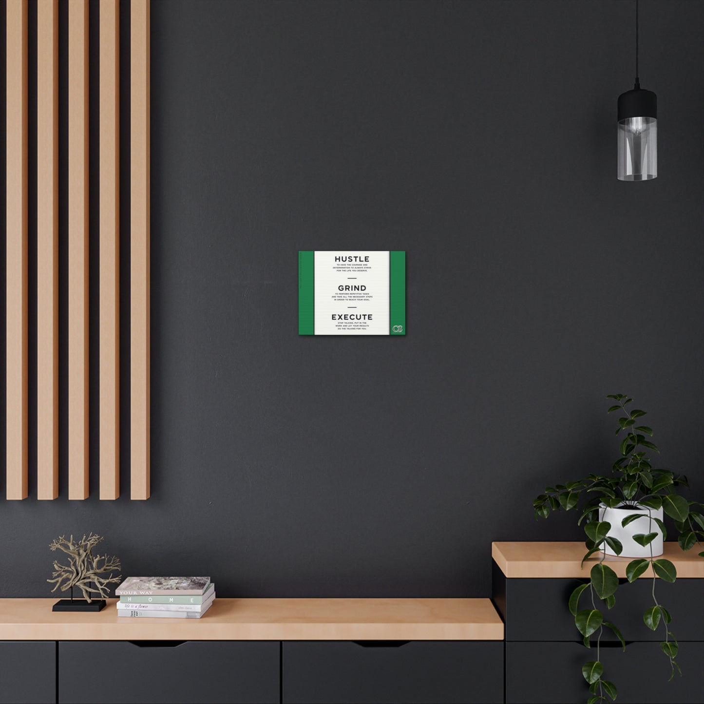 Hustle Canvas Wall Decor