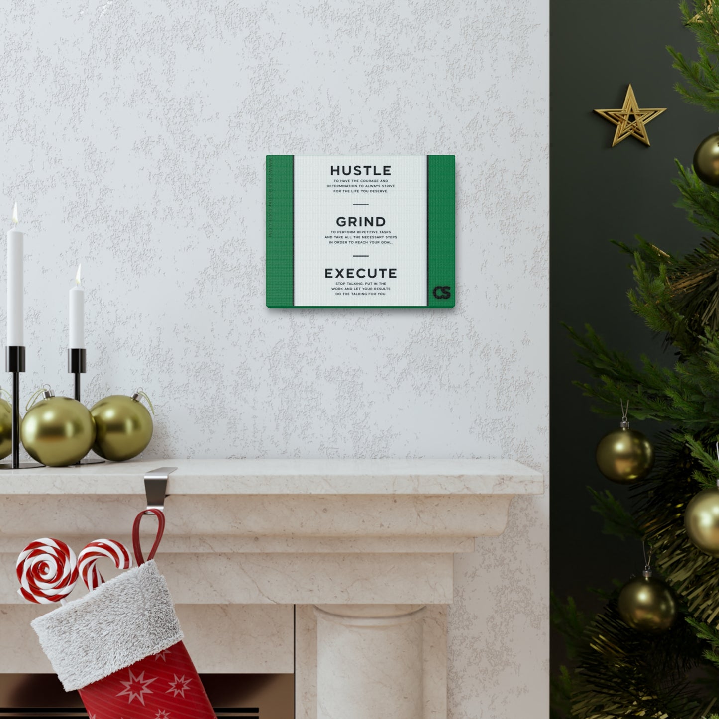Hustle Canvas Wall Decor