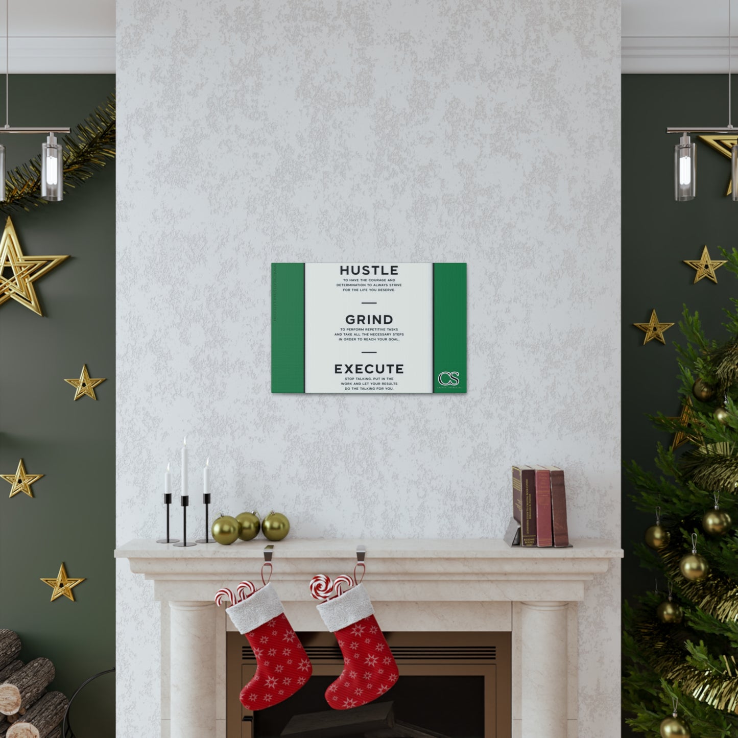Hustle Canvas Wall Decor