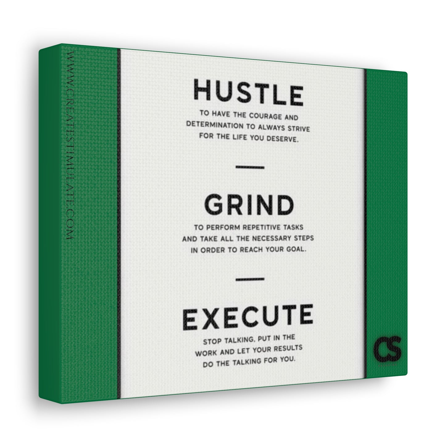 Hustle Canvas Wall Decor