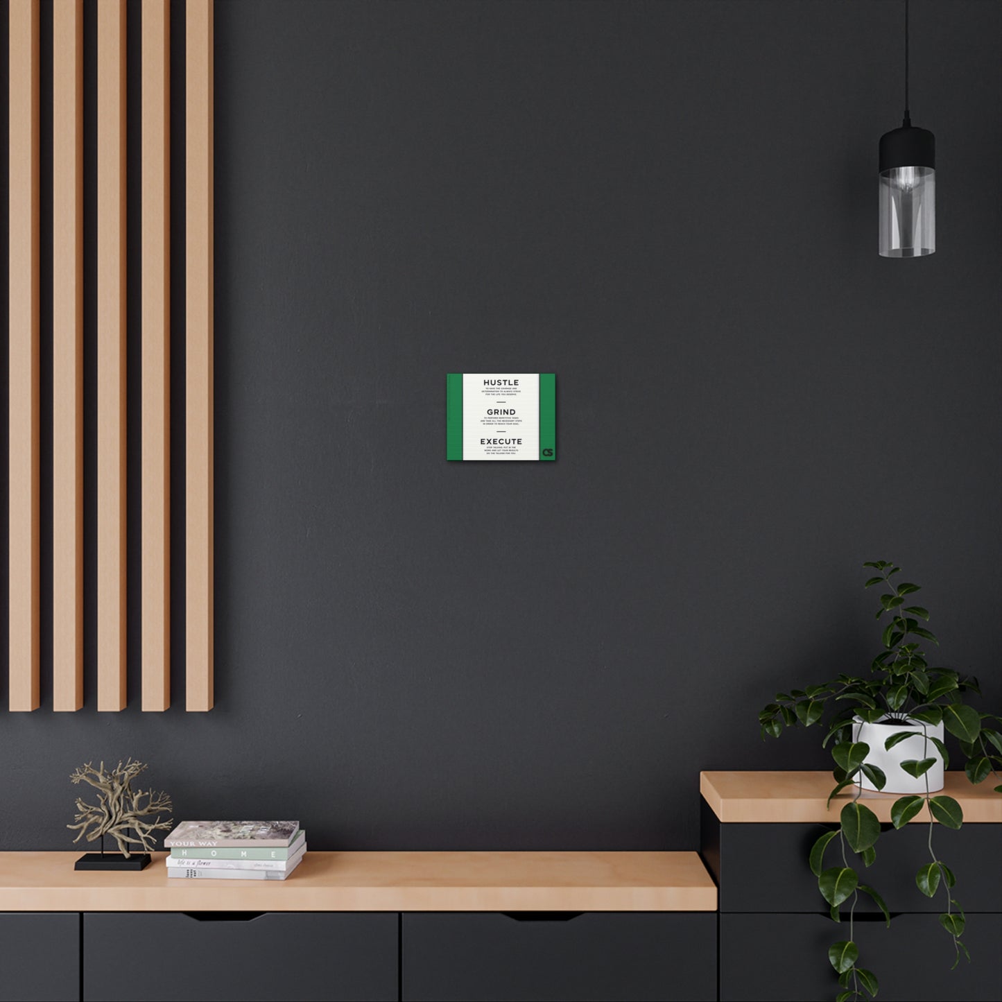 Hustle Canvas Wall Decor