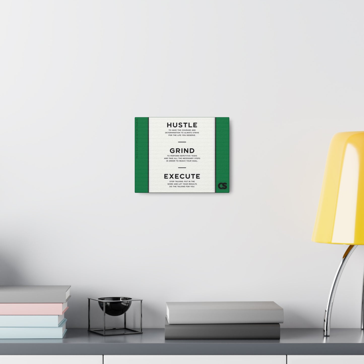 Hustle Canvas Wall Decor