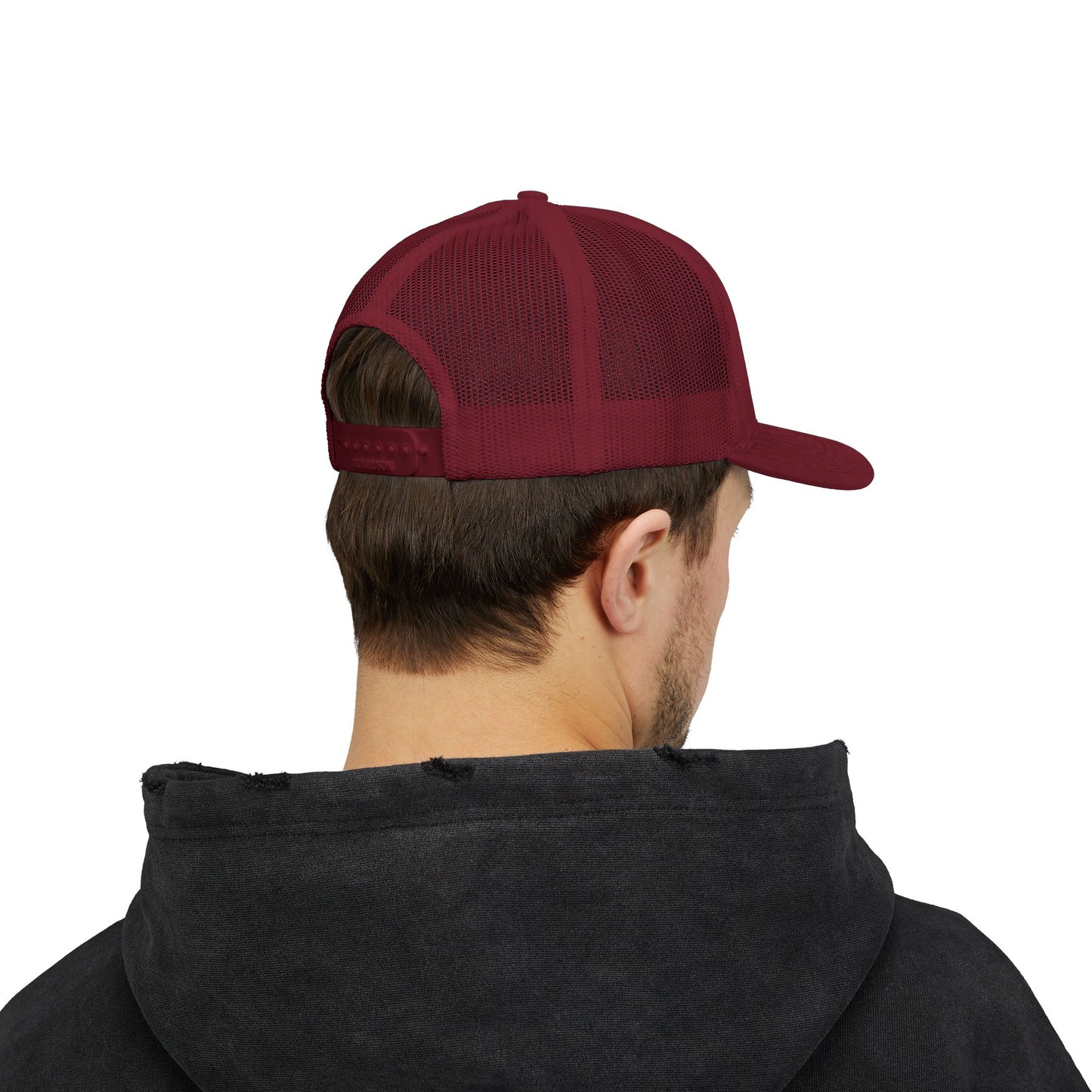 GOD>Ups & Downs Trucker Cap – Embroidered Snapback Mesh Hat