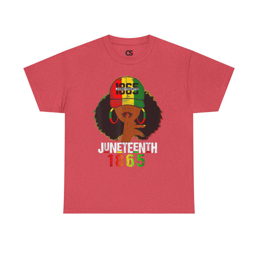 Reggae Vibes Juneteenth Unisex T-Shirt - 1865 Design, Comfortable Cotton Tee, Music Festival Wear, Gift for Music Lovers, Casual Streetwear