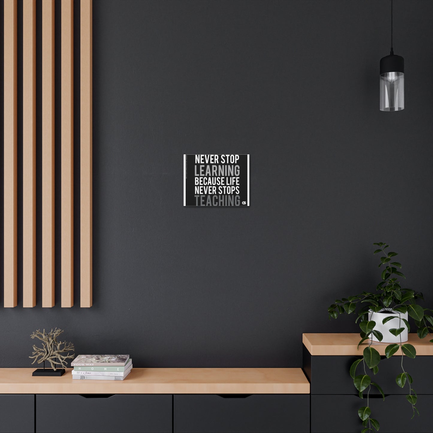 Never Stop Wall Decor Canvas