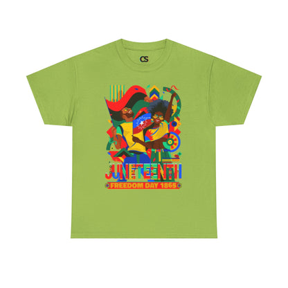 Juneteenth Party Unisex Cotton Tee, Celebration Tee, Inclusive Apparel, Black History Month, Heritage Style