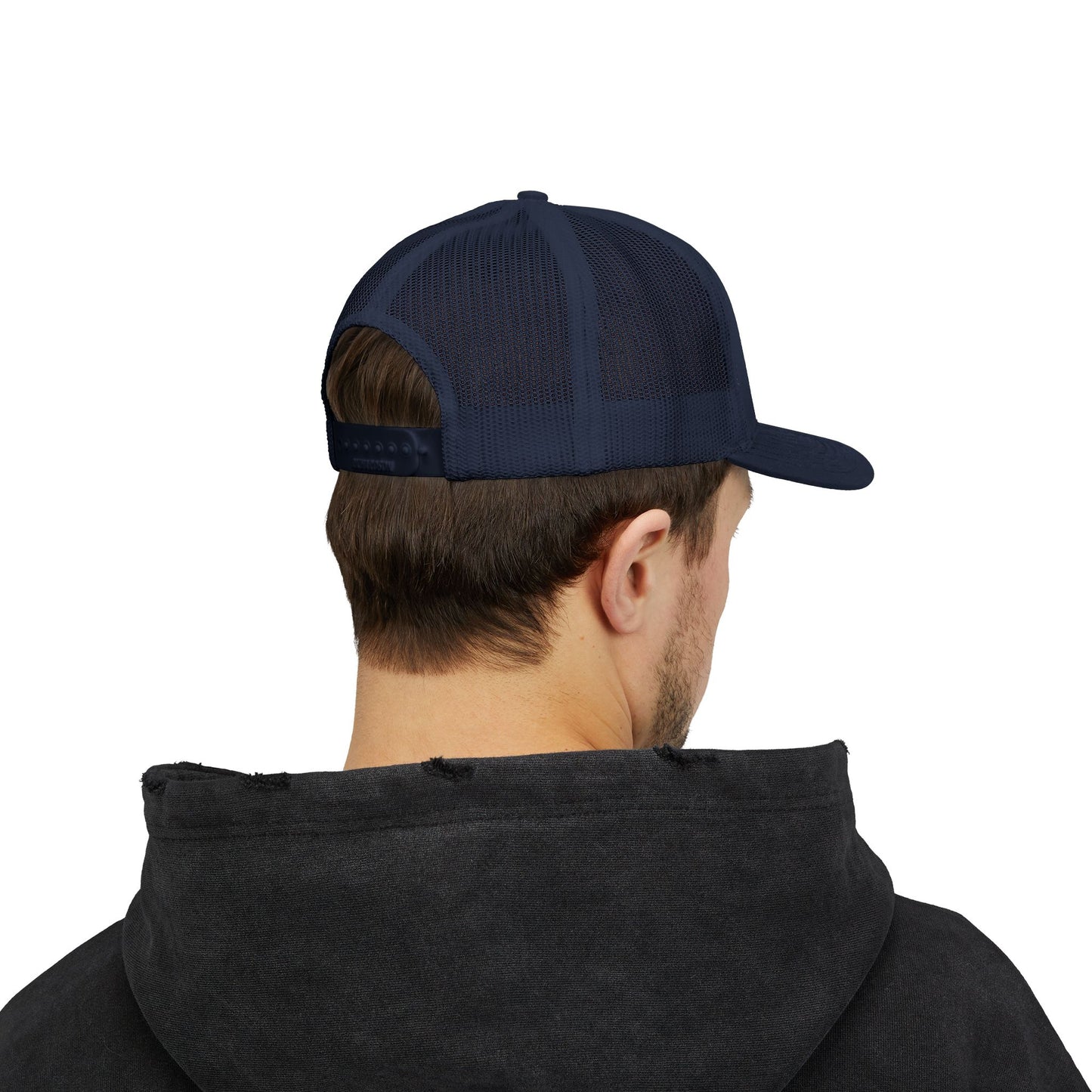 GOD>Ups & Downs Trucker Cap – Embroidered Snapback Mesh Hat