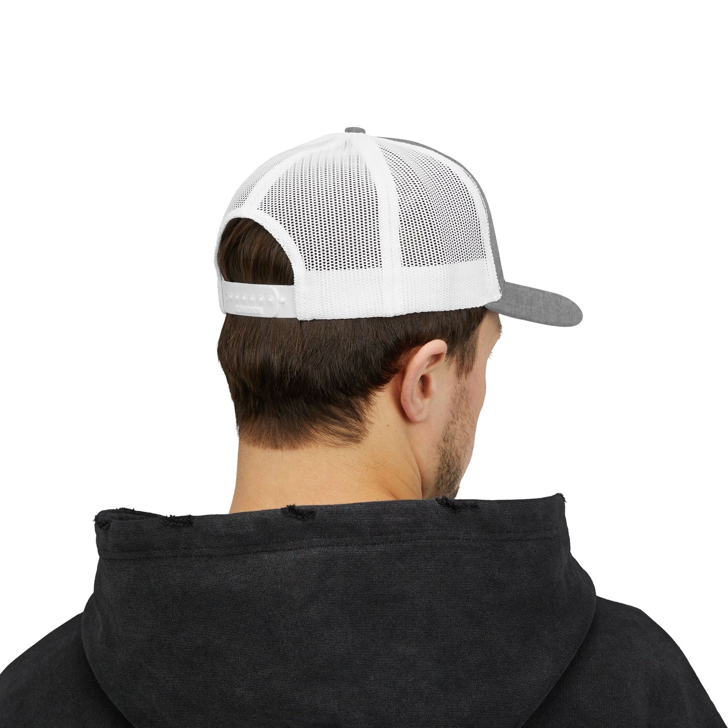 GOD>Ups & Downs Trucker Cap – Embroidered Snapback Mesh Hat