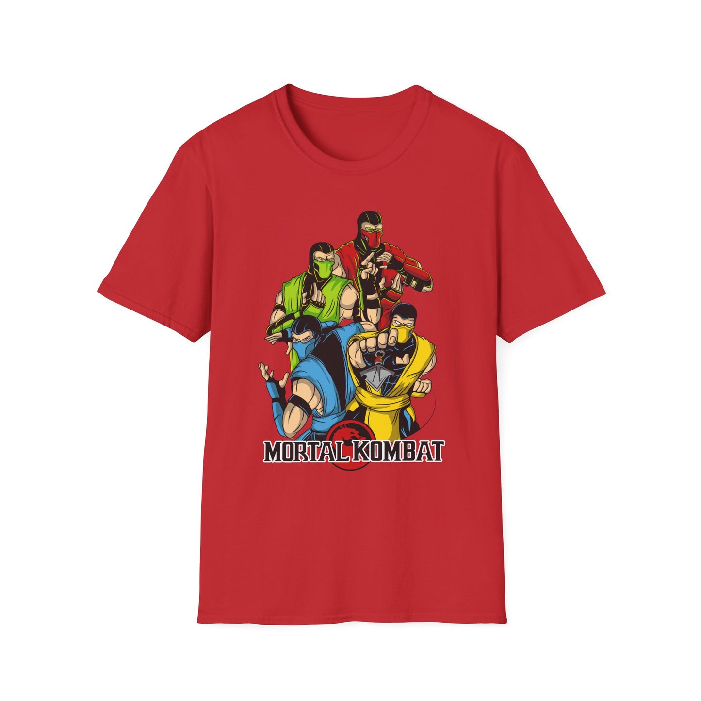 Mortal Kombat Graphic T-Shirt — Retro Fighter Logo Tee