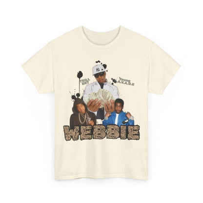 Webbie Tribute T-Shirt — Rap Icon Photo Tee with "Tell Me What You Know About Me" Back Text