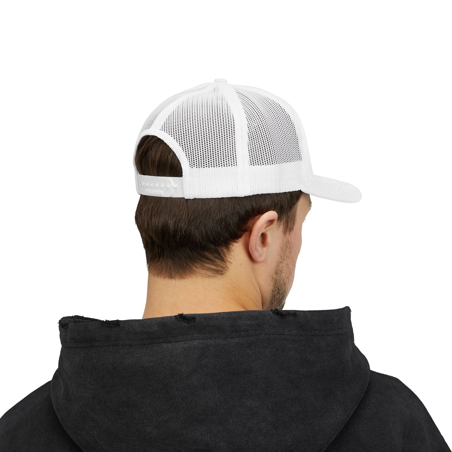 GOD>Ups & Downs Trucker Cap – Embroidered Snapback Mesh Hat