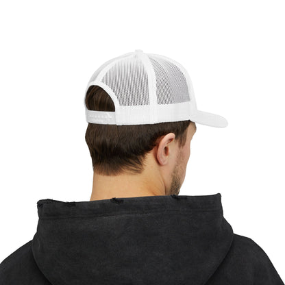 GOD>Ups & Downs Trucker Cap – Embroidered Snapback Mesh Hat