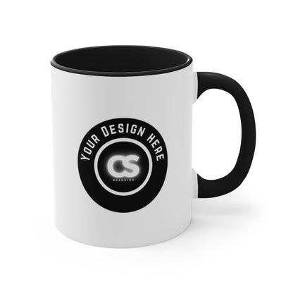 Custom 11oz Accent Coffee Mug