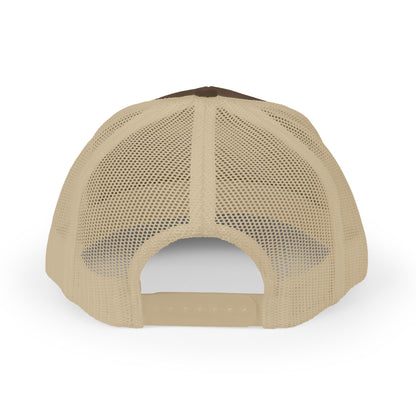 GOD>Ups & Downs Trucker Cap – Embroidered Snapback Mesh Hat