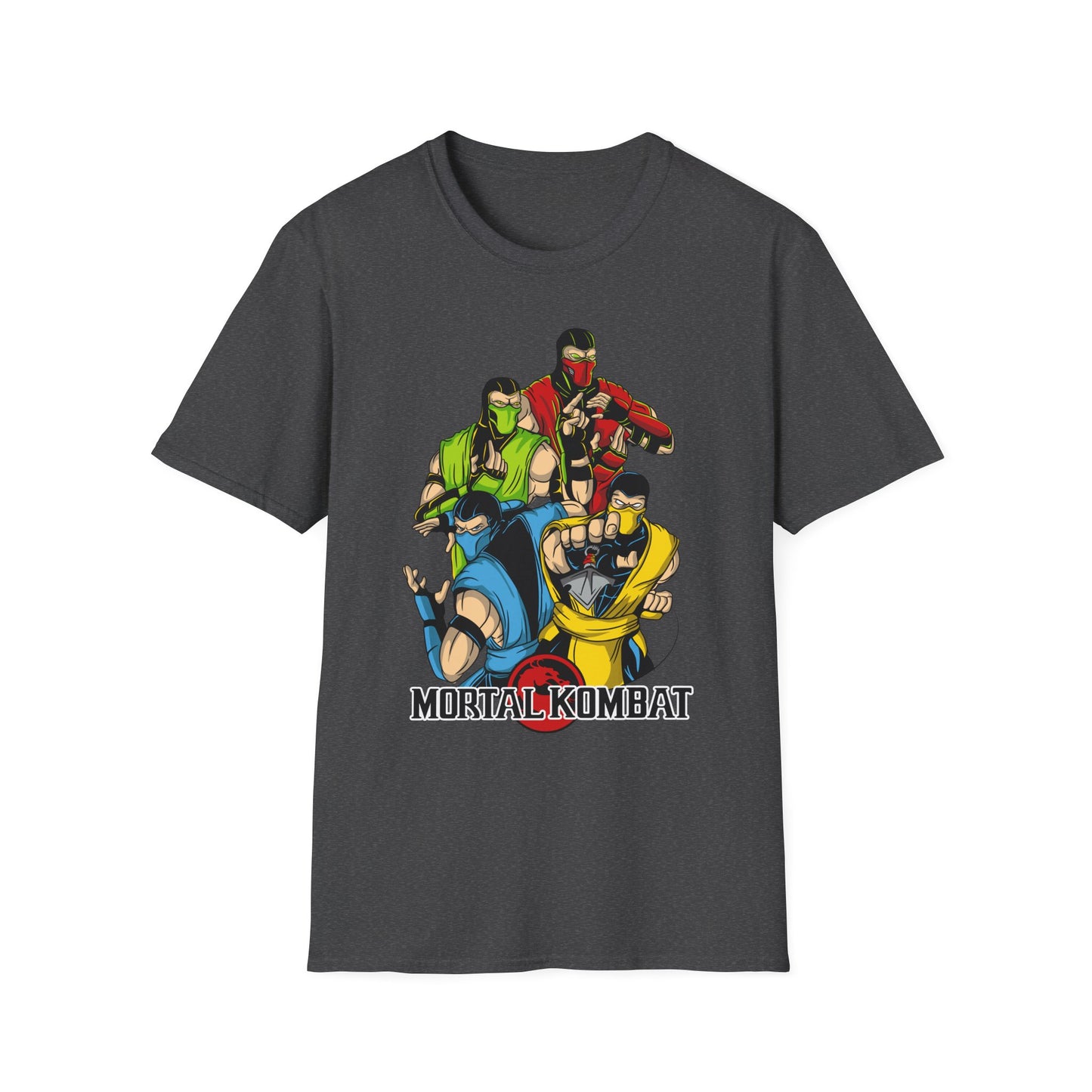 Mortal Kombat Graphic T-Shirt — Retro Fighter Logo Tee
