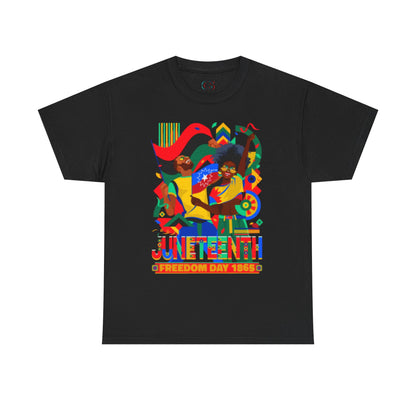 Juneteenth Party Unisex Cotton Tee, Celebration Tee, Inclusive Apparel, Black History Month, Heritage Style