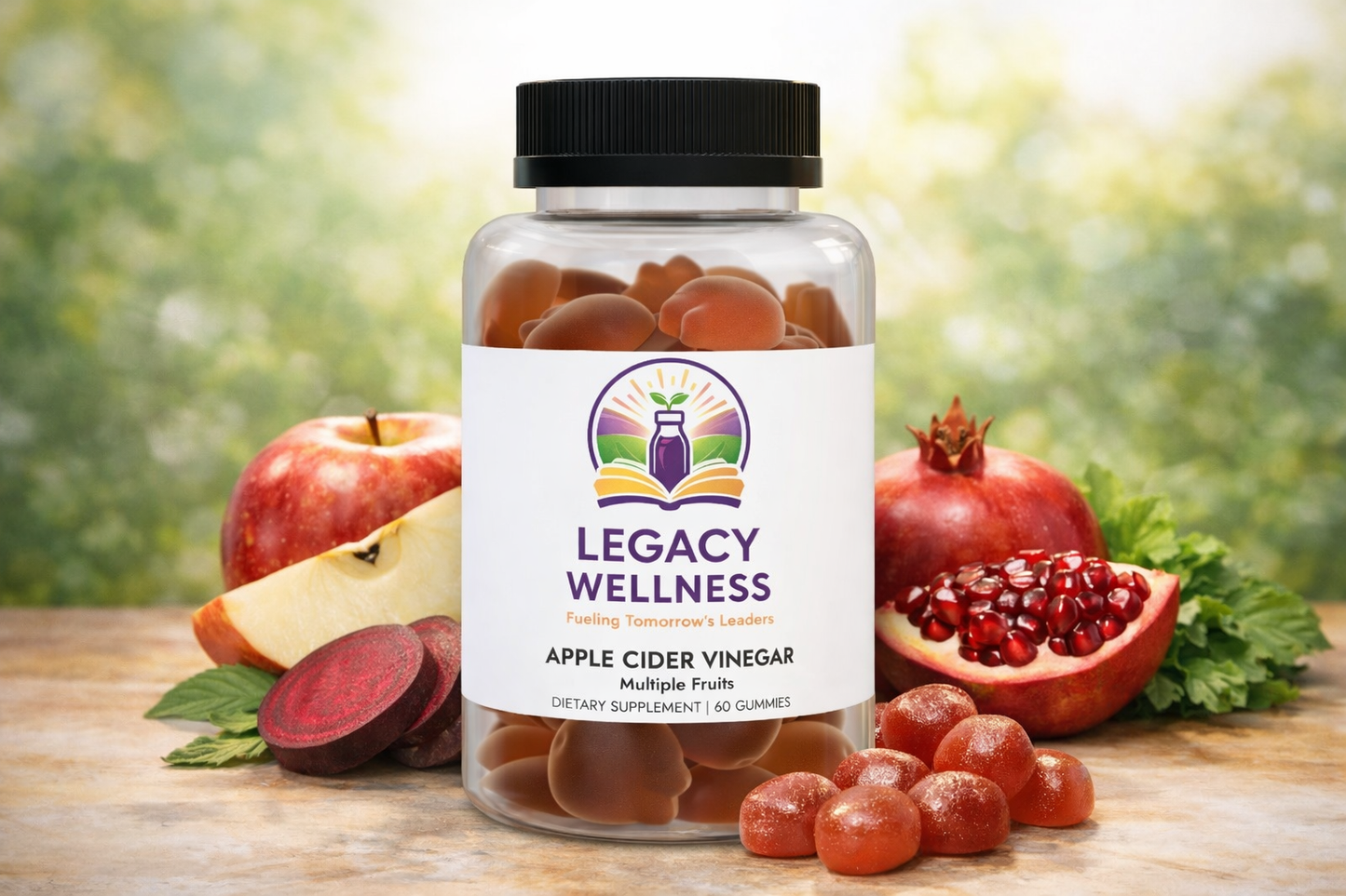 Apple Cider Vinegar Gummies (60 Gummies)