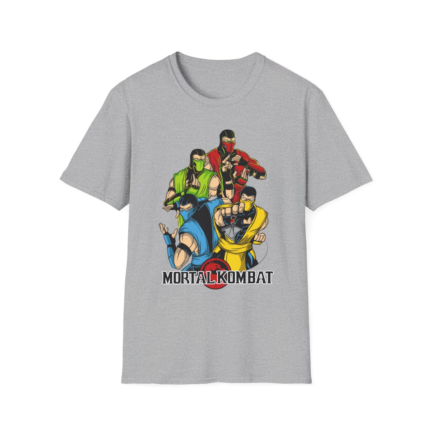 Mortal Kombat Graphic T-Shirt — Retro Fighter Logo Tee