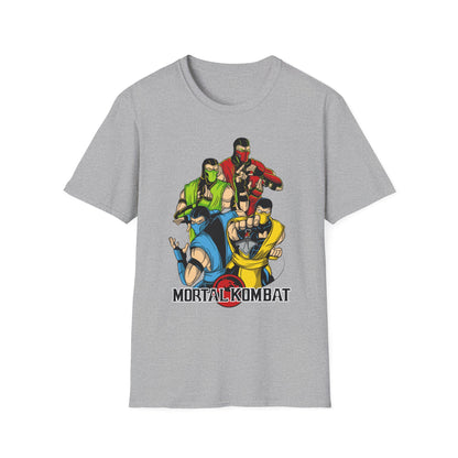 Mortal Kombat Graphic T-Shirt — Retro Fighter Logo Tee