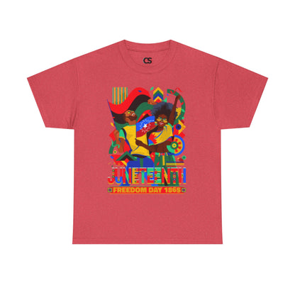 Juneteenth Party Unisex Cotton Tee, Celebration Tee, Inclusive Apparel, Black History Month, Heritage Style