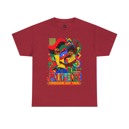 Juneteenth Party Unisex Cotton Tee, Celebration Tee, Inclusive Apparel, Black History Month, Heritage Style