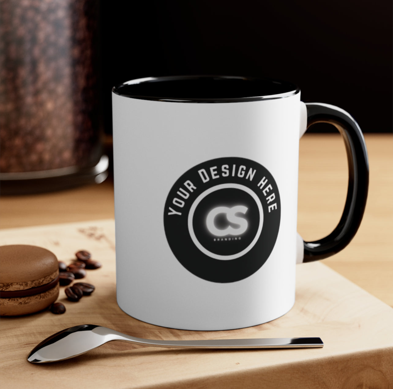 Custom 11oz Accent Coffee Mug