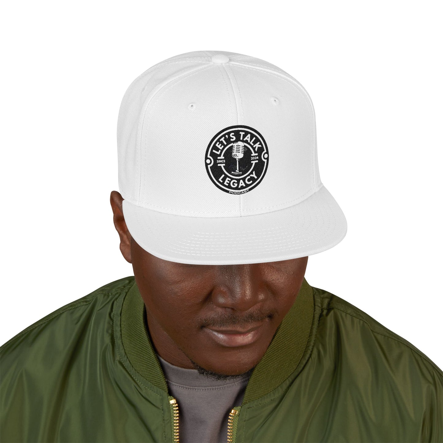 Embroidered Let’s Talk Legacy SnapBack Hat