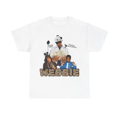 Webbie Tribute T-Shirt — Rap Icon Photo Tee with "Tell Me What You Know About Me" Back Text