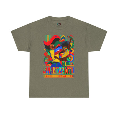 Juneteenth Party Unisex Cotton Tee, Celebration Tee, Inclusive Apparel, Black History Month, Heritage Style
