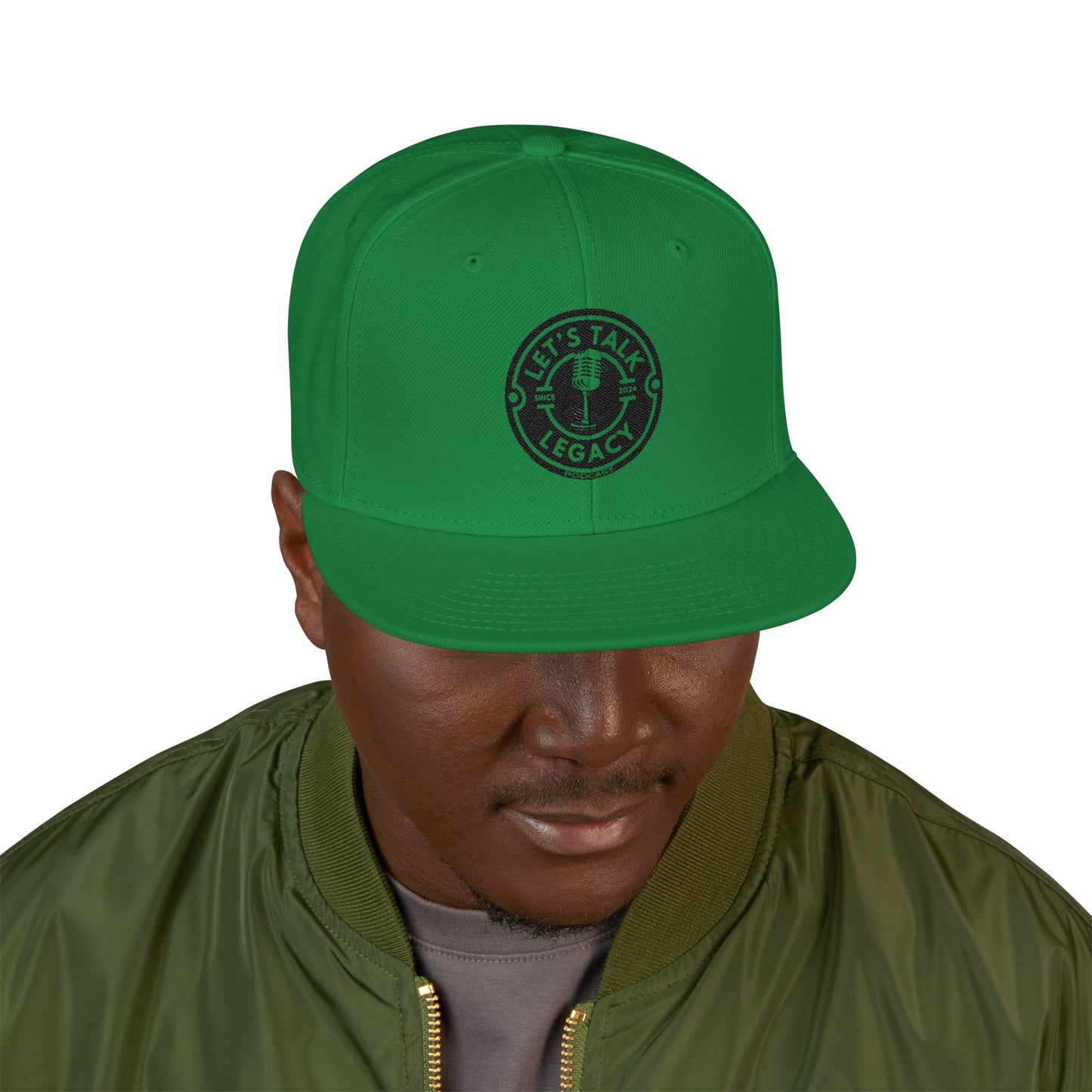 Embroidered Let’s Talk Legacy SnapBack Hat