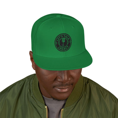 Embroidered Let’s Talk Legacy SnapBack Hat