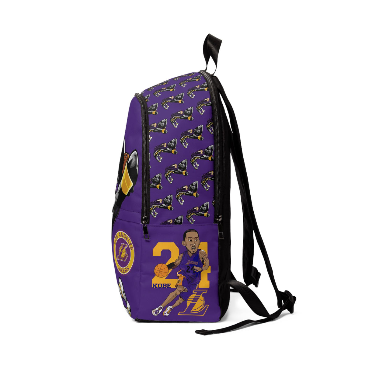 Kobe Bryant Basketball Backpack, Sports Bag, Lakers Fan Gear, School Bookbag