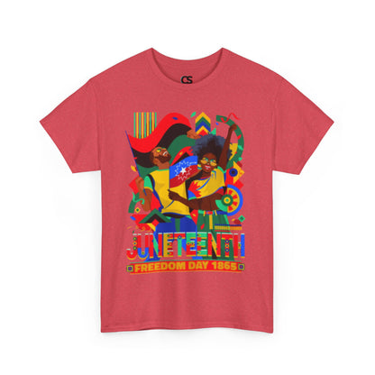 Juneteenth Party Unisex Cotton Tee, Celebration Tee, Inclusive Apparel, Black History Month, Heritage Style