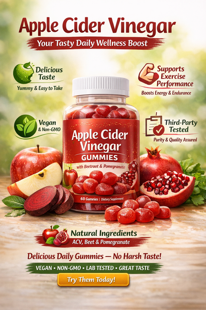 Apple Cider Vinegar Gummies (60 Gummies)