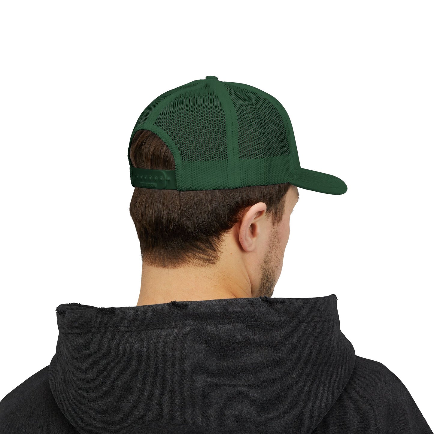 GOD>Ups & Downs Trucker Cap – Embroidered Snapback Mesh Hat